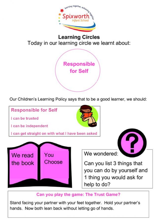 thumbnail of Learning Circle – Responsible for self